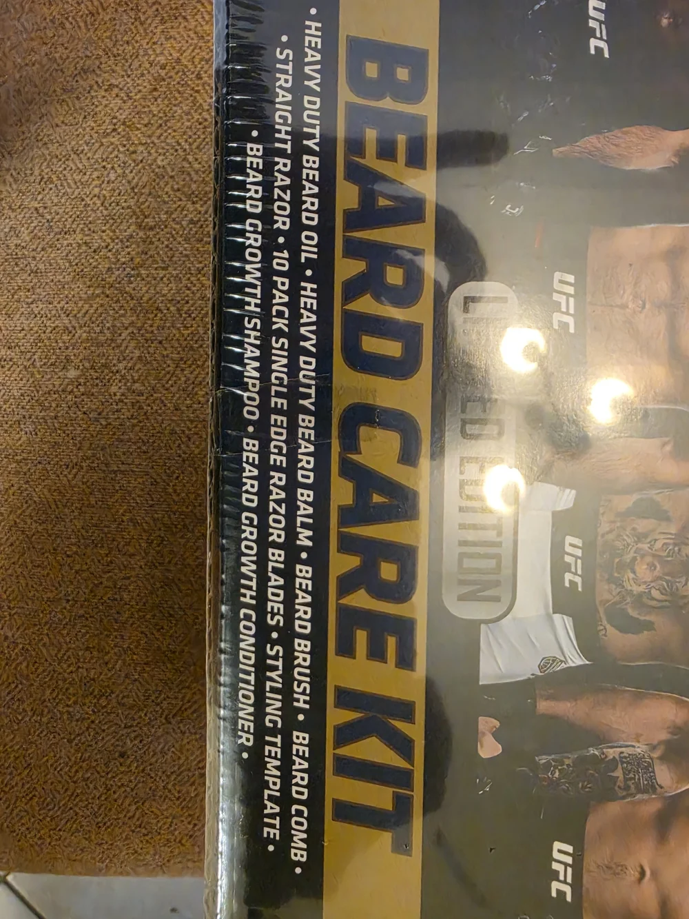 UFC Limited Edition Beard Care Kit - Black & Gold
